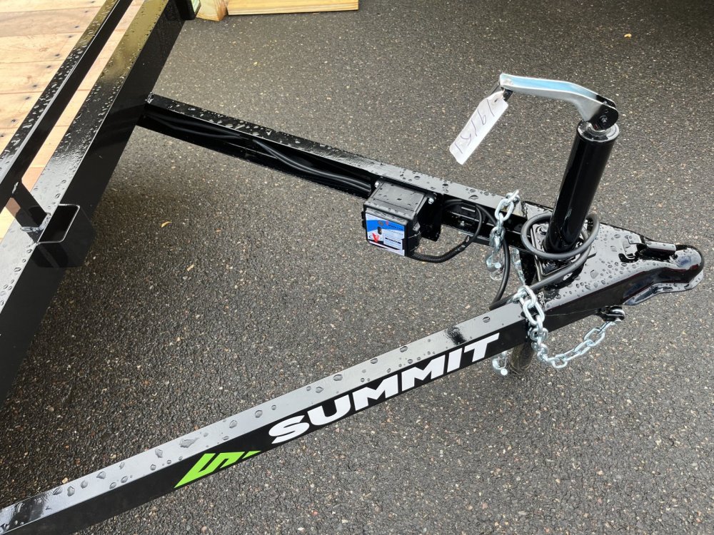 Summit 7x16 7K Flatdeck Car Hauler w/Removable Fenders - Alpine Summit Trailer A4FB716TA2-RF