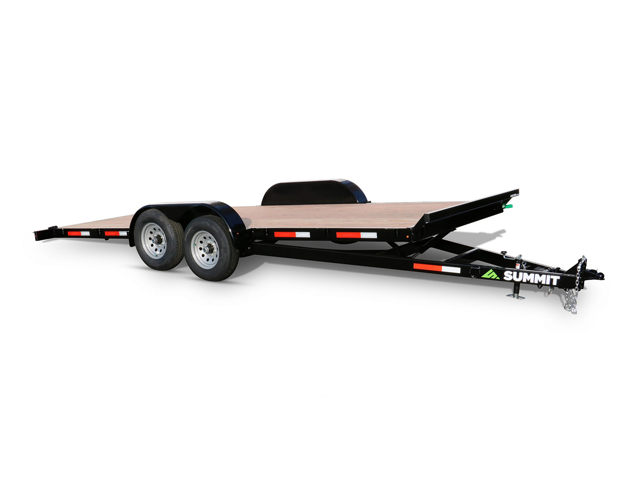 Summit 7x16 10K Full Tilt Deck Trailer - Cascade - Removable Fenders Summit Trailer C5TB716TA3-RF
