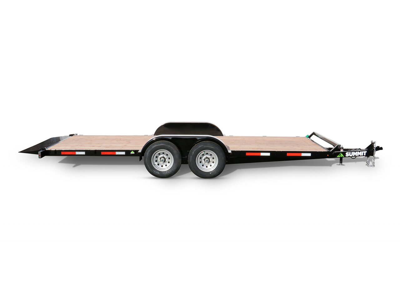 Summit 7x16 10K Full Tilt Deck Trailer - Cascade - Removable Fenders Summit Trailer C5TB716TA3-RF