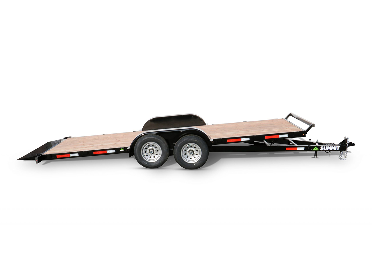 Summit 7x16 10K Full Tilt Deck Trailer - Cascade - Removable Fenders Summit Trailer C5TB716TA3-RF