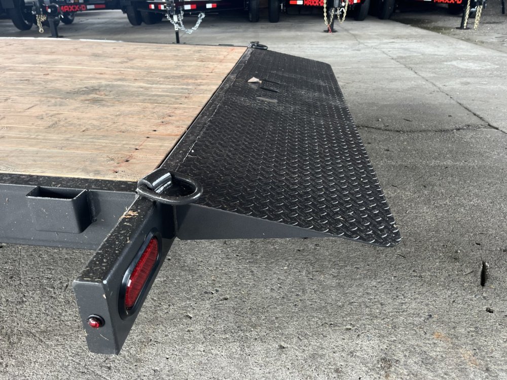 Summit 7x20 14K Full Tilt Deck Trailer - Cascade - Removable Fenders & Chain Tray Summit Trailer C6TB720TA5-CT2-RF