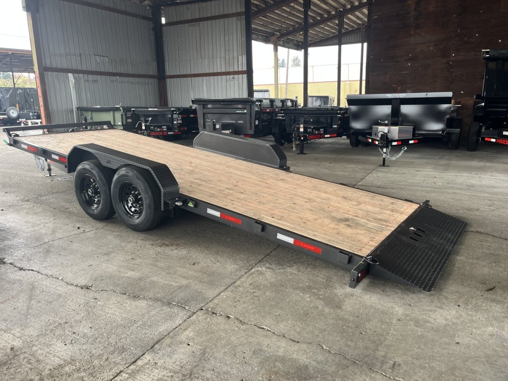 Summit 7x20 14K Full Tilt Deck Trailer w/Removable Fenders - Cascade Summit Trailer C6TB720TA5-RF