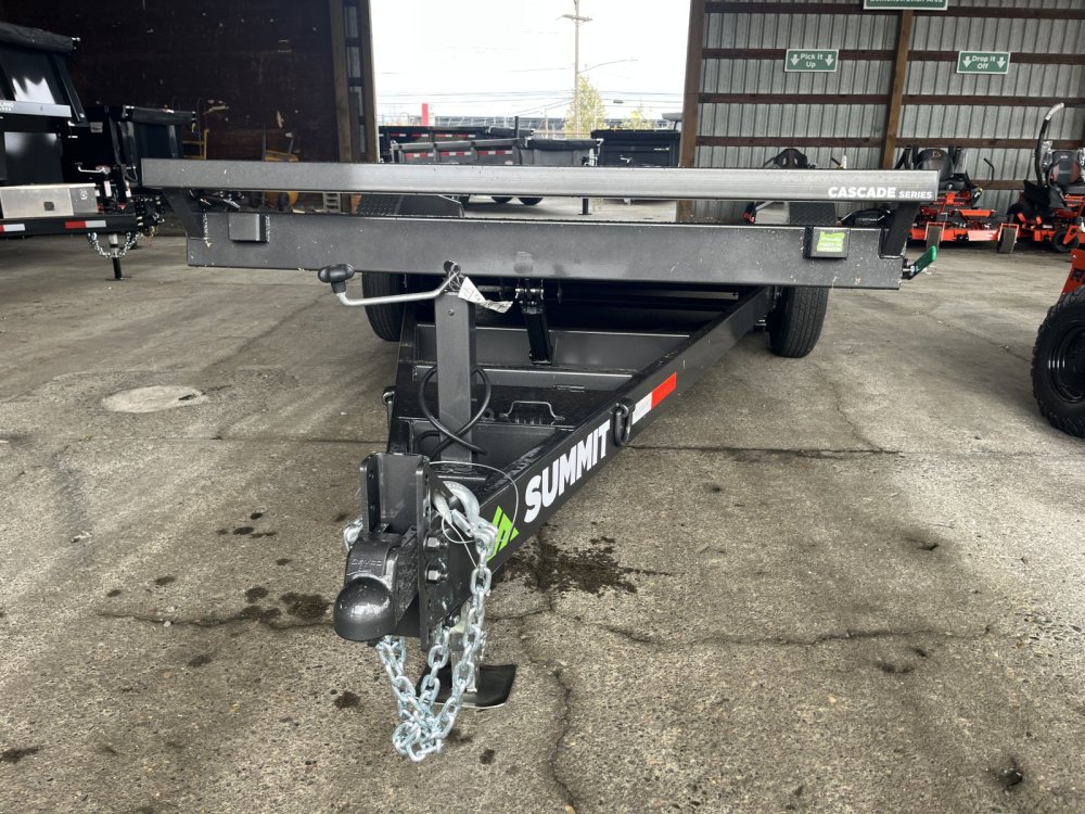 Summit 7x20 14K Full Tilt Deck Trailer w/Removable Fenders - Cascade Summit Trailer C6TB720TA5-RF