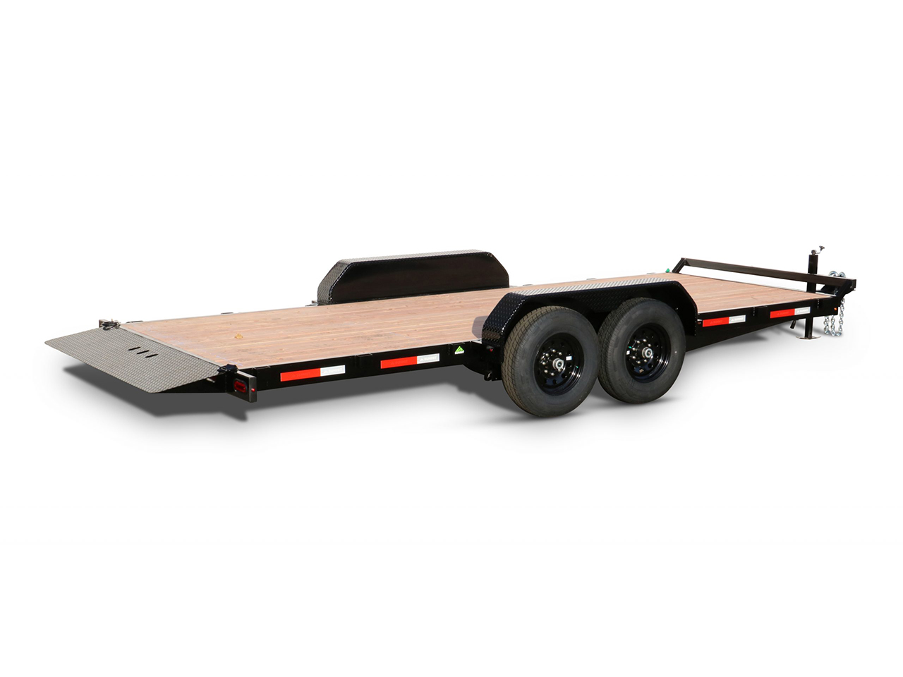 Summit 7x18  14K Full Tilt Deck Trailer w/Removable Fenders - Denali Pro Summit Trailer DPTB718TA5-CT2-RF