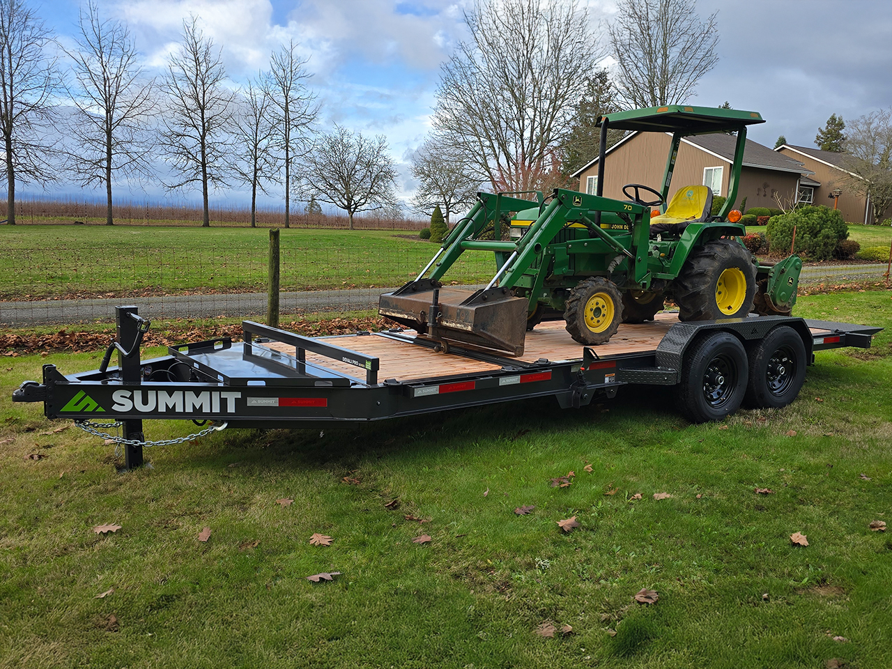 Summit 7 x 20 14K I-Beam Split Tiltbed - Denali Pro Summit Trailer DPBSTB720-4TA5
