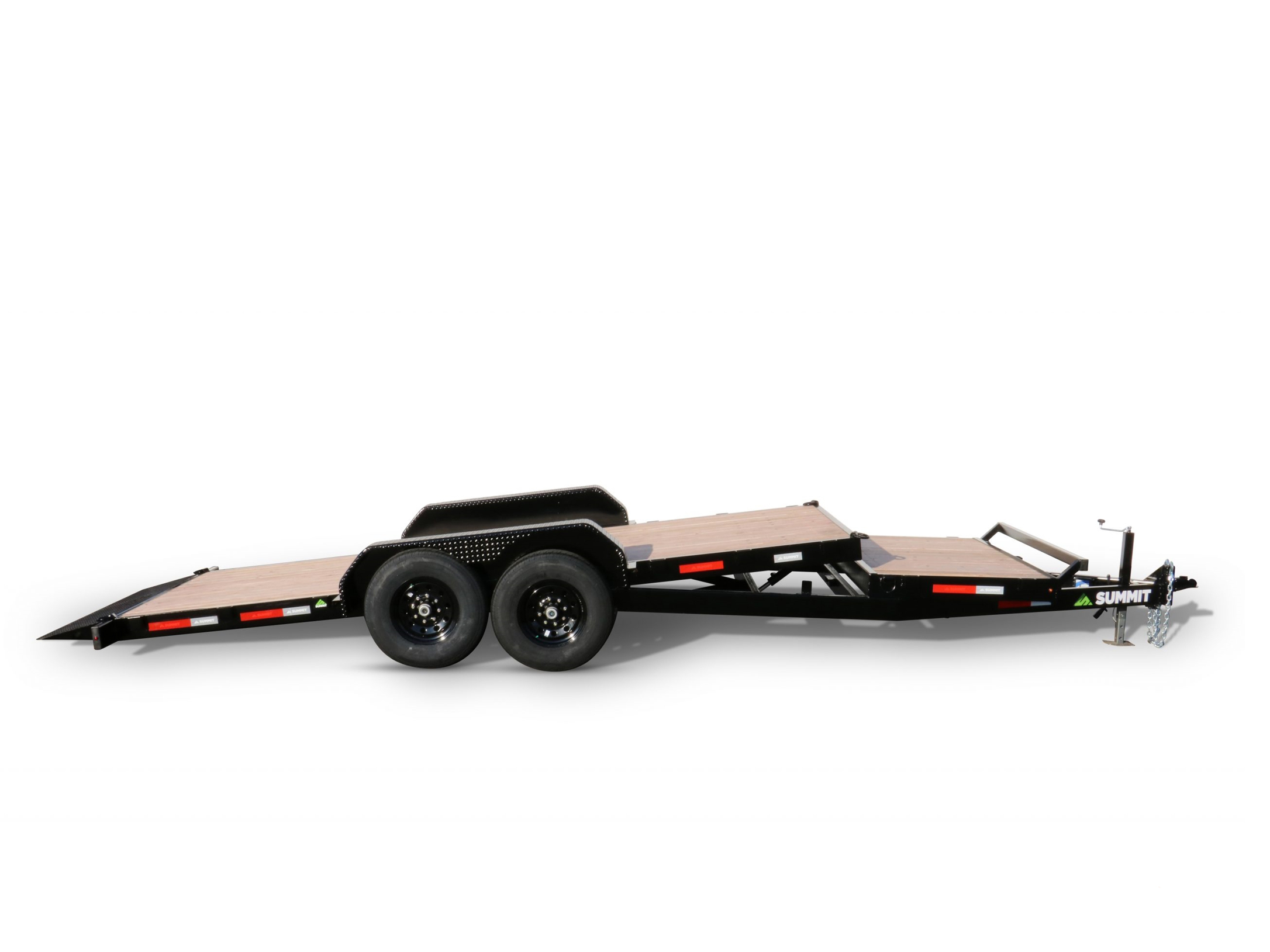 Summit 7x20 14K Split Deck 16/4 Tilt w/Removable Fenders - Cascade Summit Trailer C6STB720-4TA5-CT2-RF