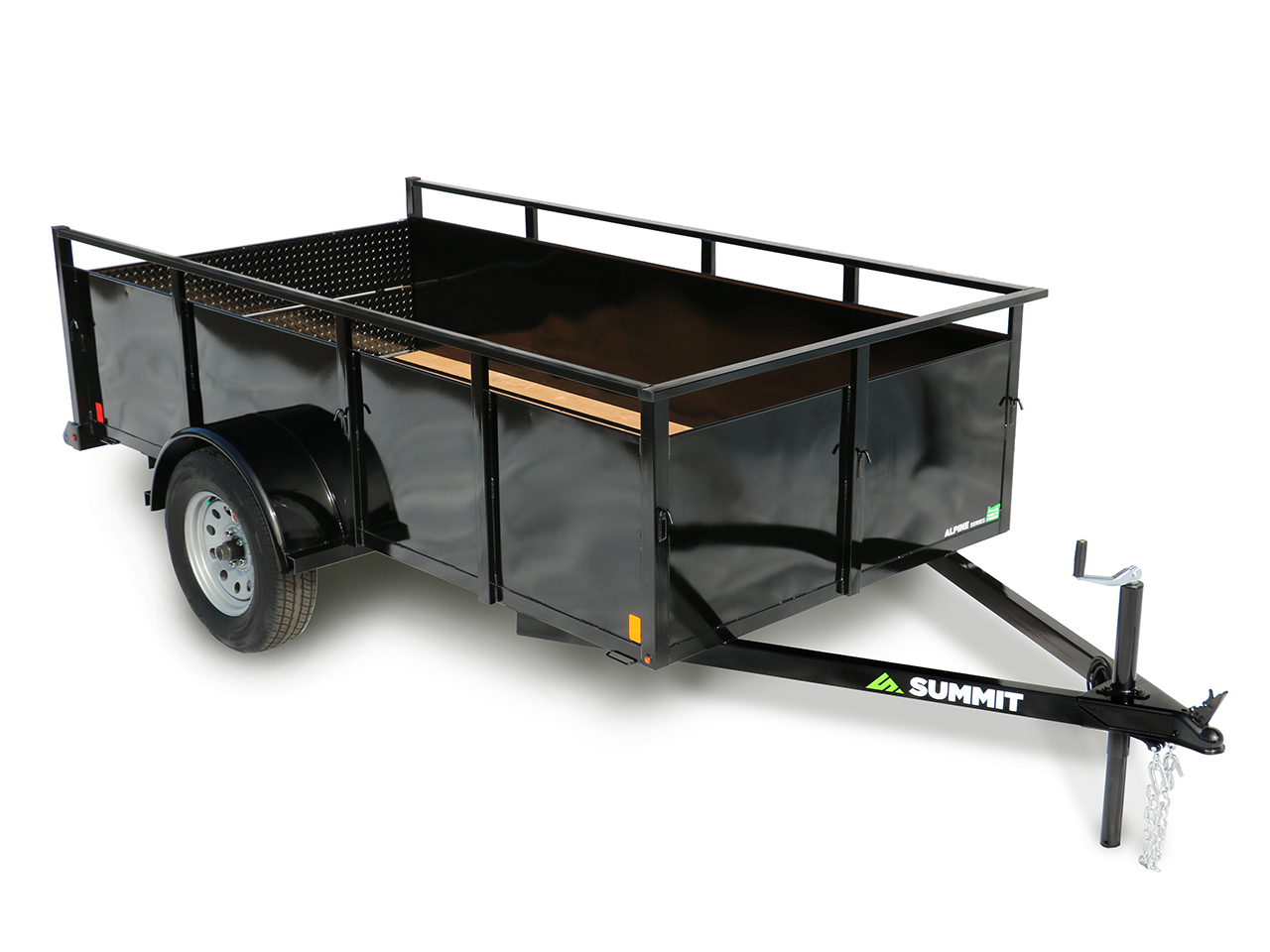 Summit 4x6 3K Landscape Alpine Series - Split Ramps Summit Trailer AU406SA-SR