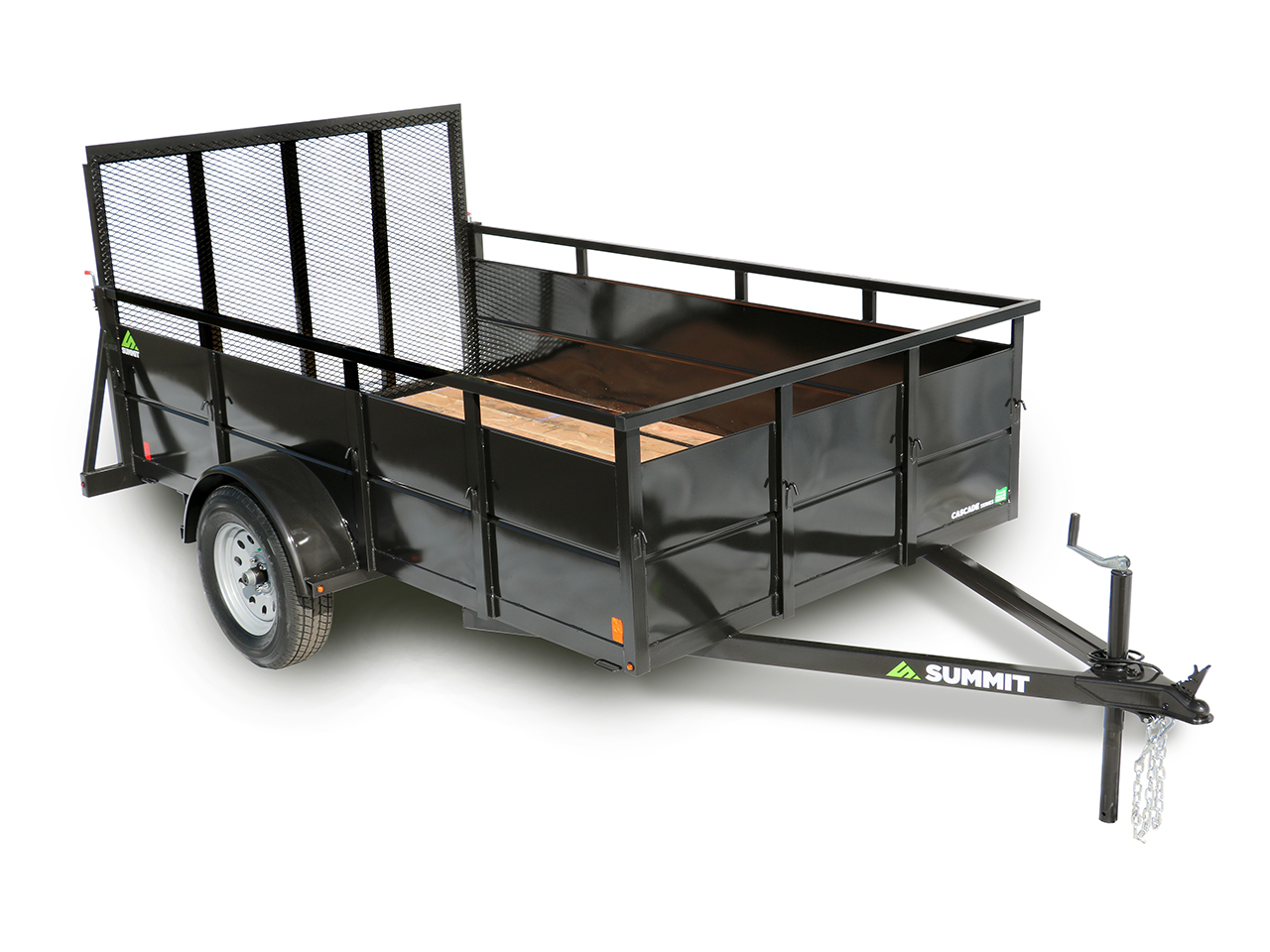 Summit 7x12 Utility Landscape Trailer - 5.2K Single Axle - Cascade Summit Trailer CU712SA3