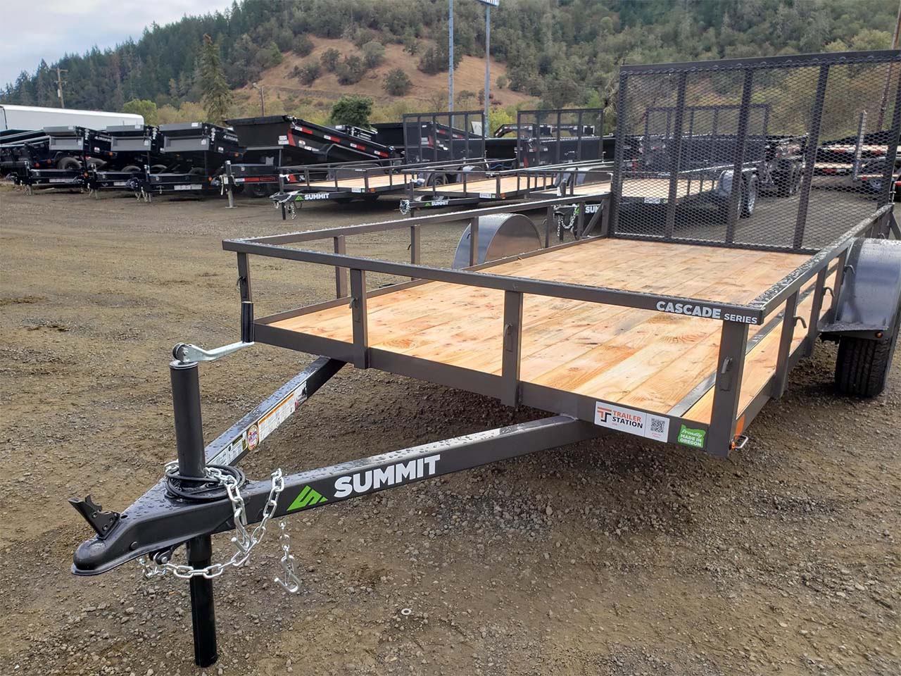 Summit 5x8  3K Utility Cascade Series Summit Trailer CFH508SA-R