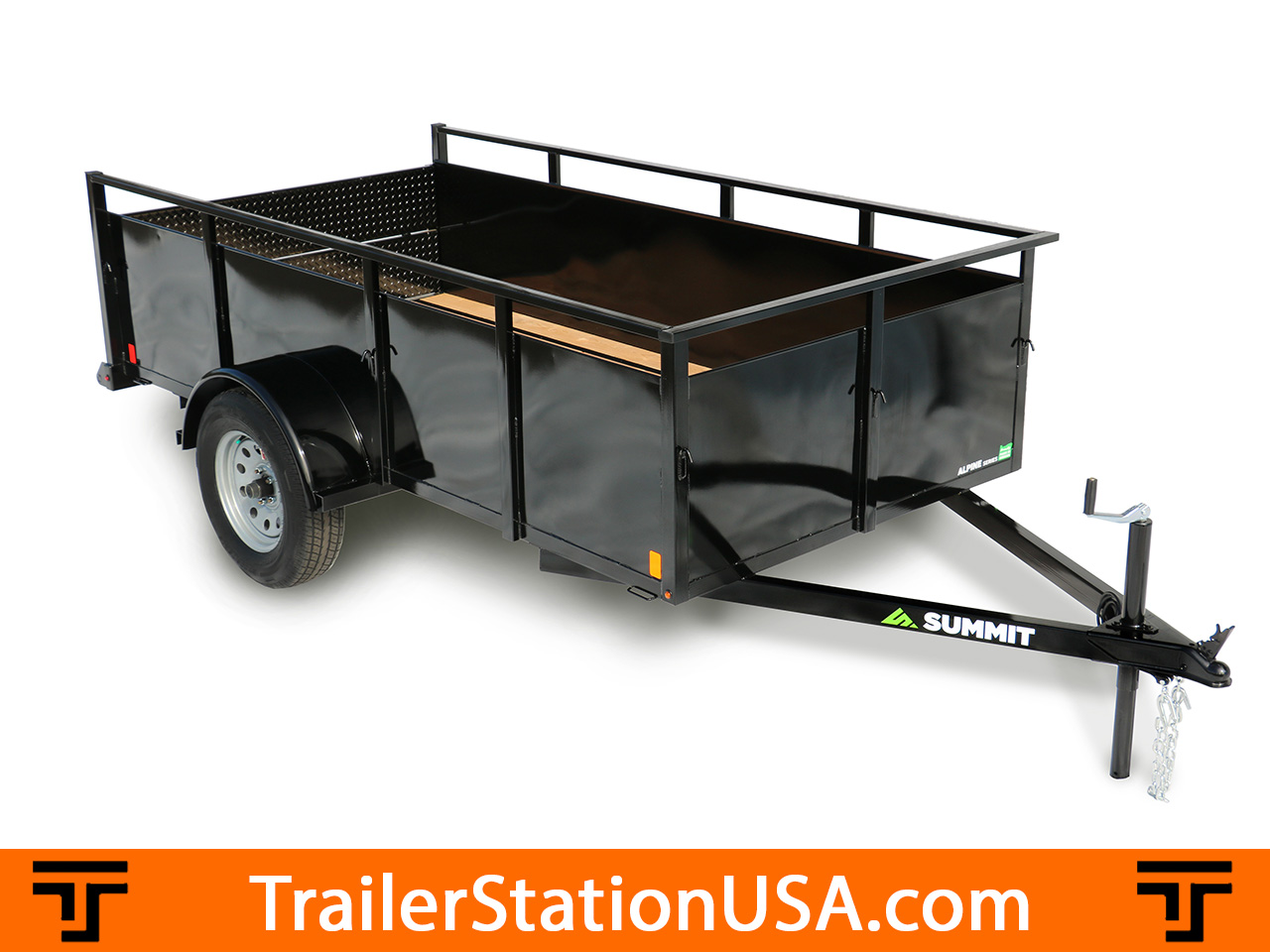 Summit 6x10 3K Landscape Alpine Series - Split Ramps Summit Trailer AU610SA-SR