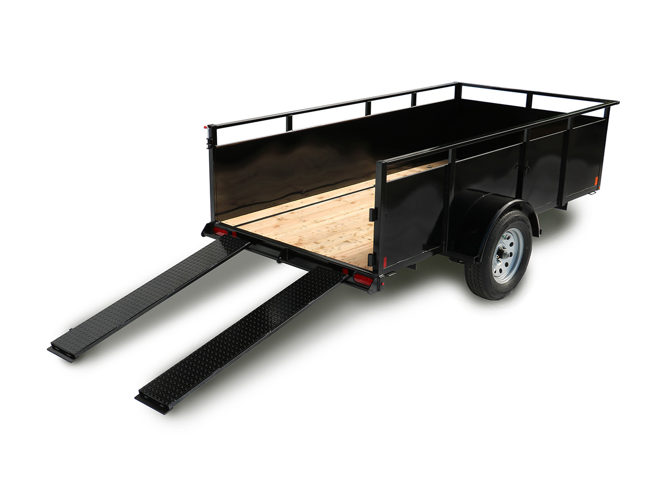 Summit 6x12 3K Landscape Trailer w/Split Ramps  - Alpine Series Summit Trailer AU612SA-SR